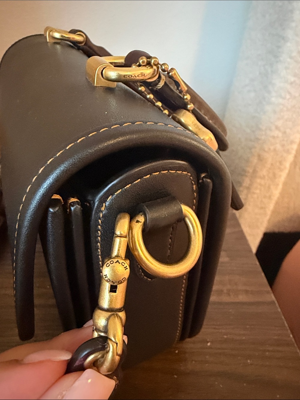 Coach 1941 rogue Top-Handle Satchel black ox blood - Picture 5 of 12